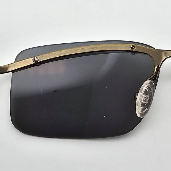 Celine SC1007 Col. S29 Brushed Bronze Frame Grey Lens Rimless Sunglasses Italy - Picture 8 of 16